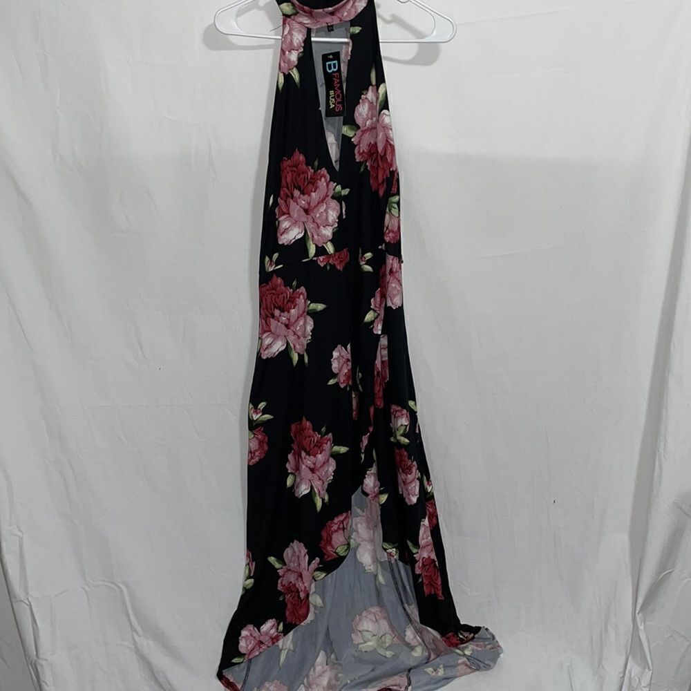 B Famous floral dress